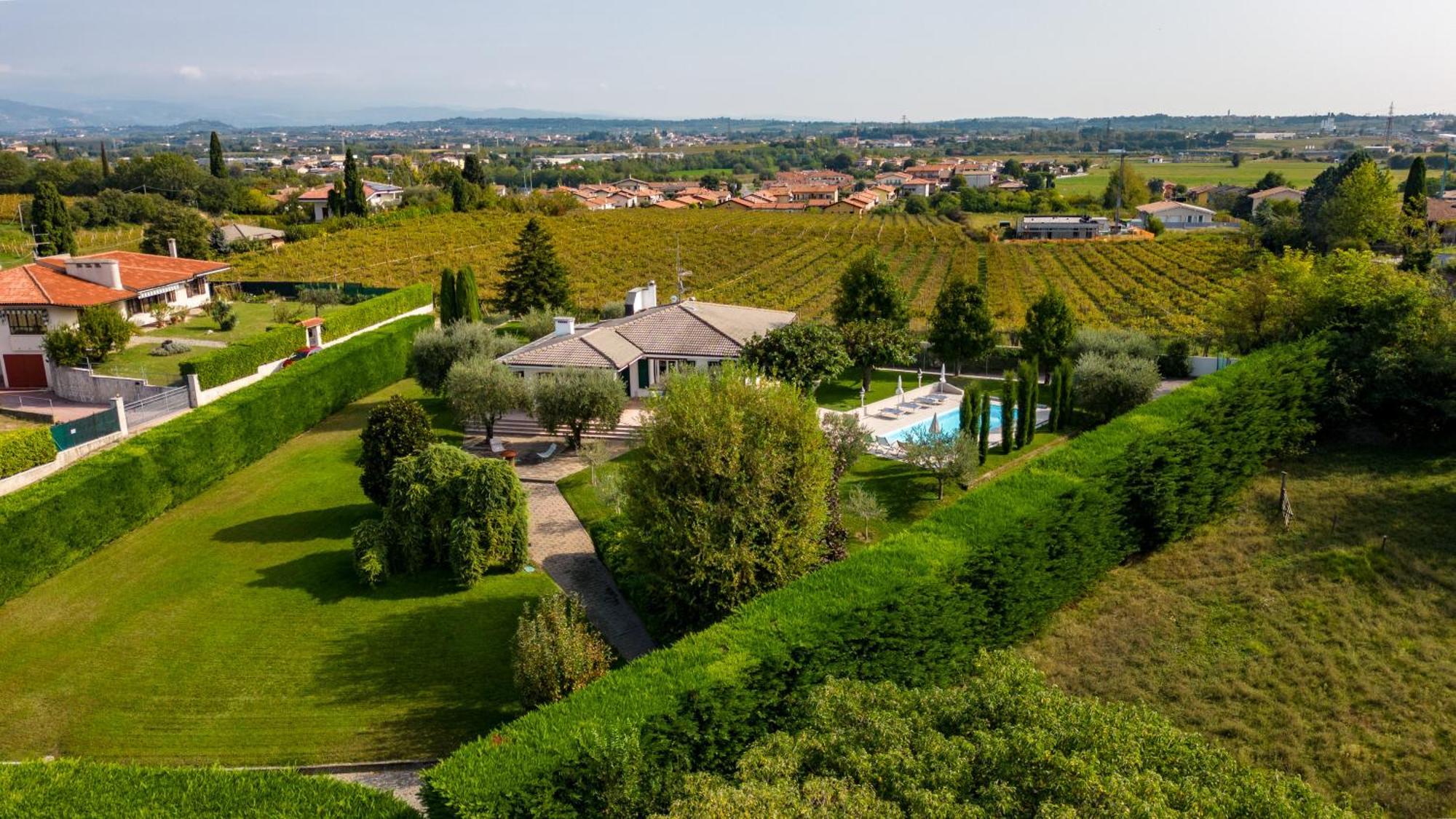 Villa Carini With 3000 Mq Garden & Heated Pool Castelnuovo del Garda Εξωτερικό φωτογραφία